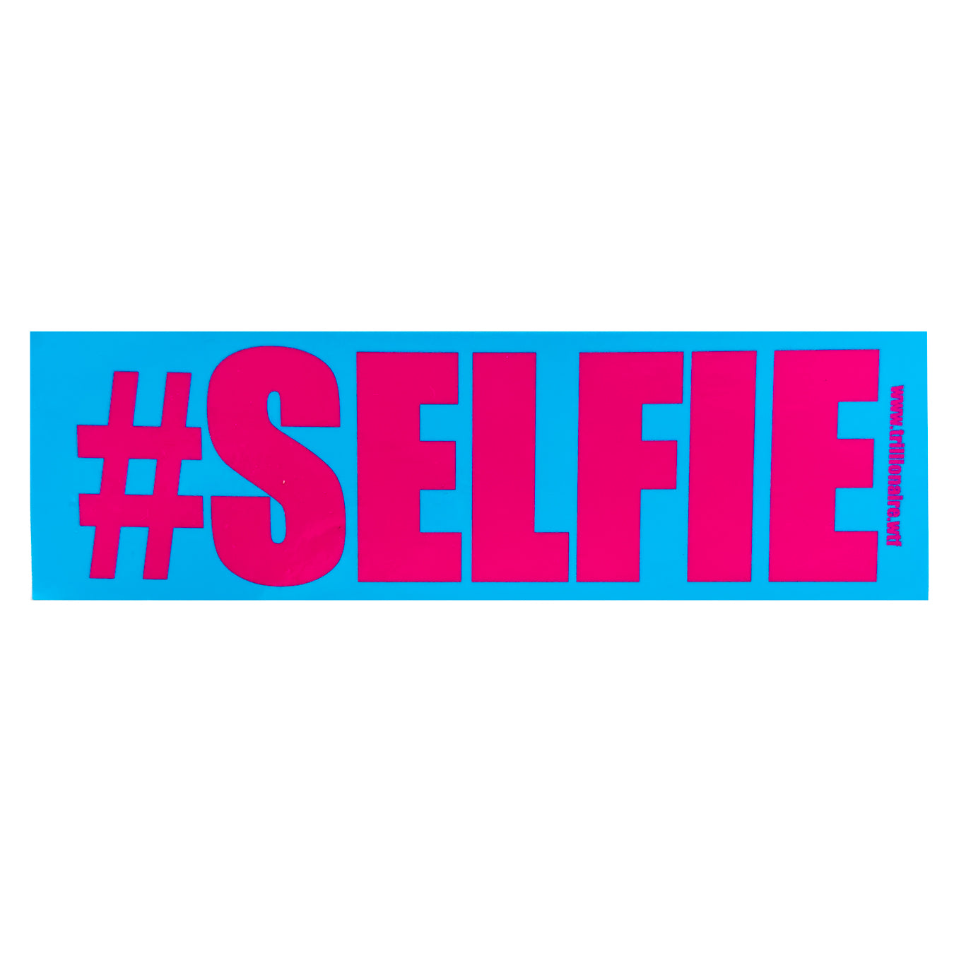 Selfie Bumper Sticker 8.5" x 2.5"