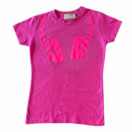 HEADPHONE BABY TEE - XS / Pink/Pink