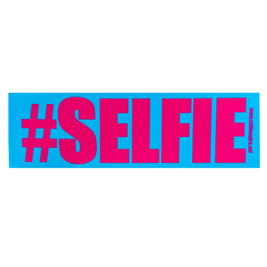 Selfie Bumper Sticker 8.5" x 2.5"